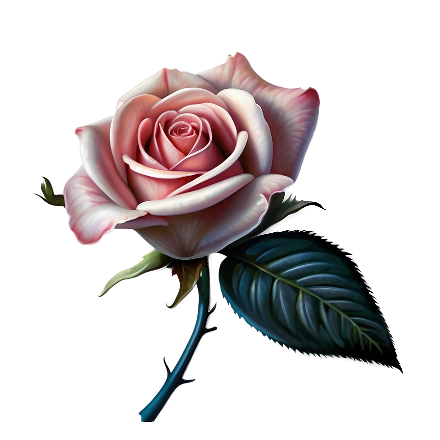 Photorealistic Rose Tattoo Concept Png Rmo PNG image