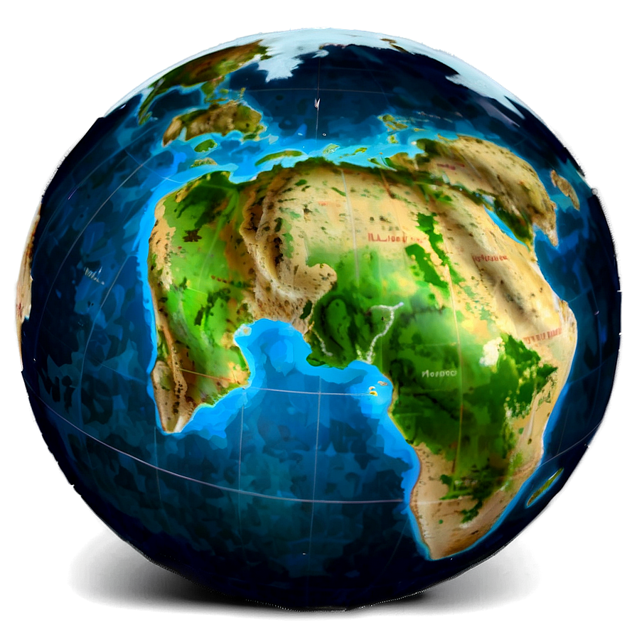 Physical World Map Png Fwn PNG image