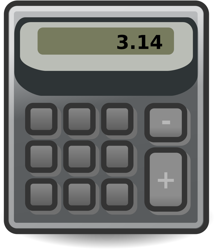 Pi Value Calculator Display PNG image