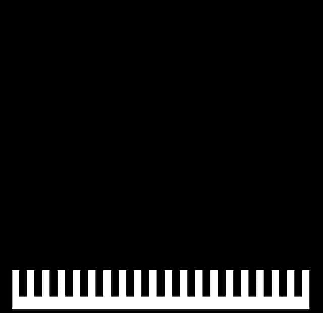 Piano Keyboard Silhouette PNG image