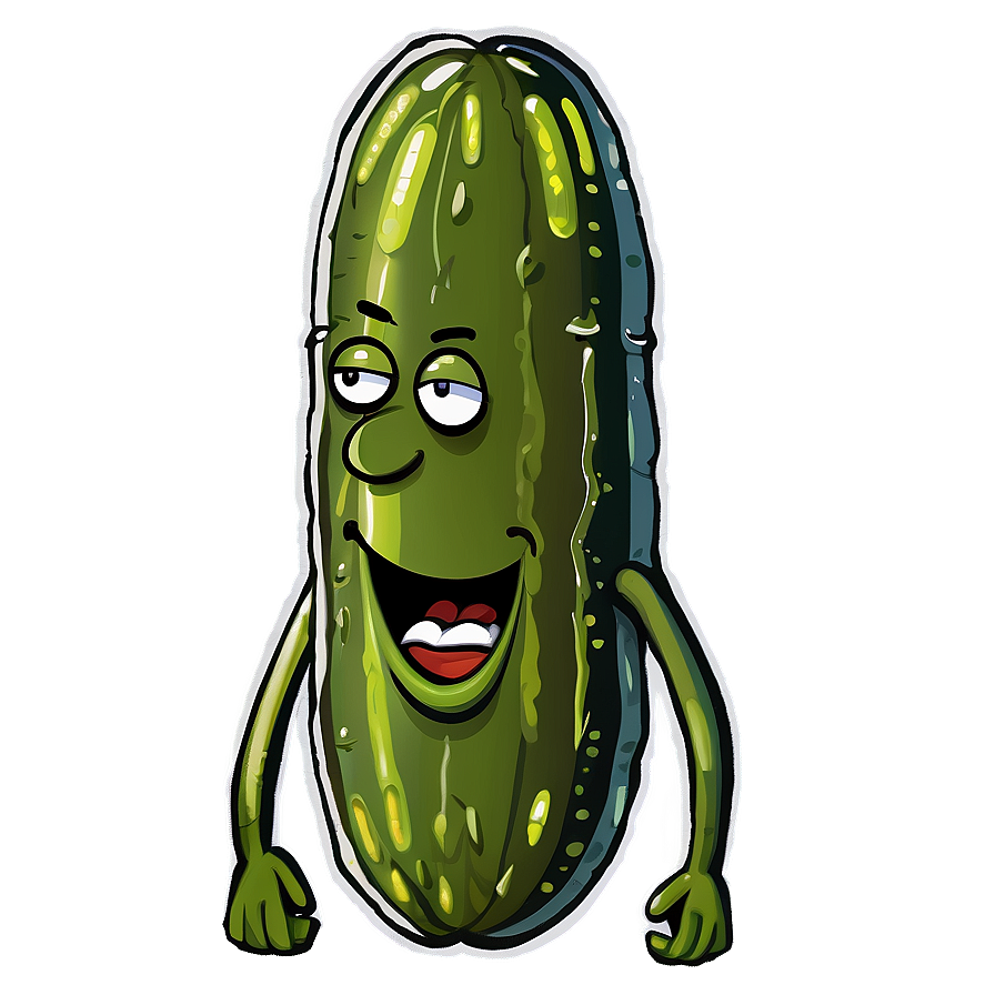 Pickle Cartoon Character Png 05232024 PNG image