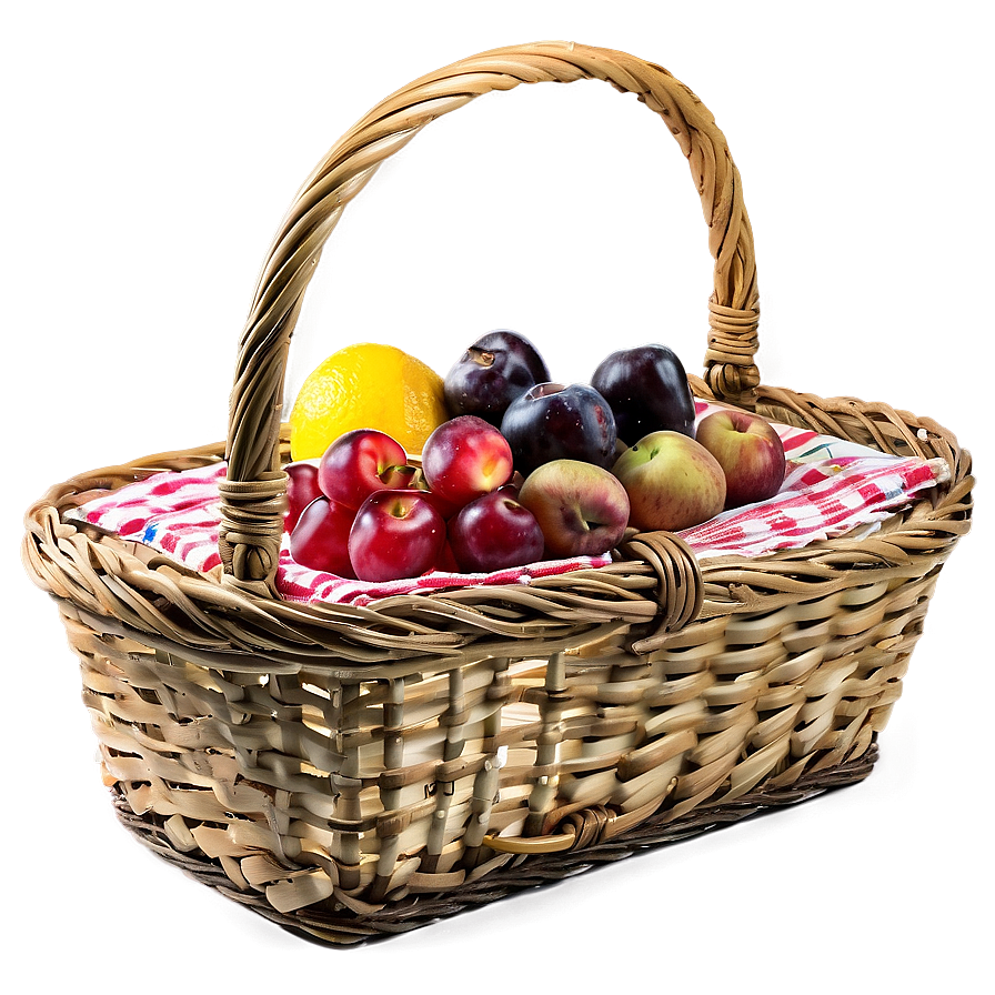 Picnic Basket For Four Png 1 PNG image