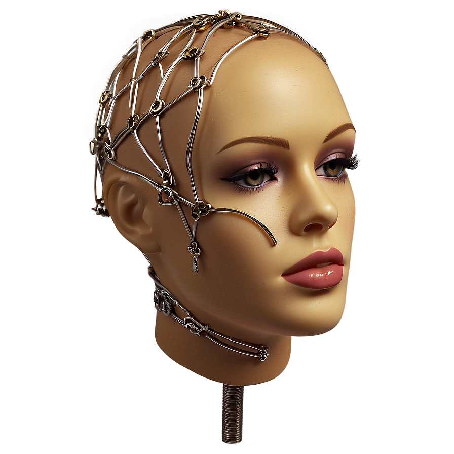 Pierced Mannequin Head Model Png Erl PNG image