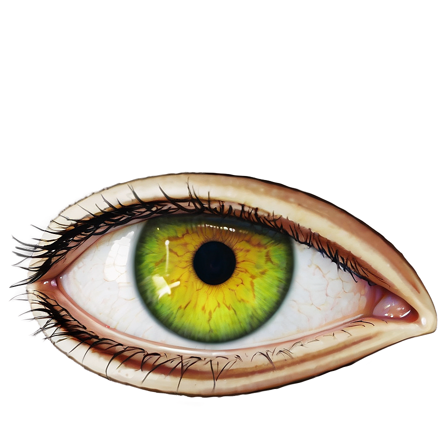 Piercing Green Eye Stare Png 60 PNG image