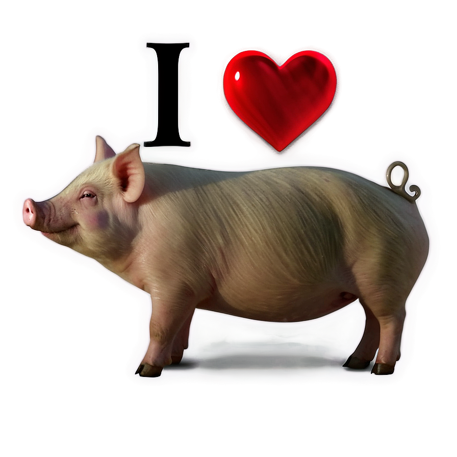 Pig In Love Png Xnl PNG image
