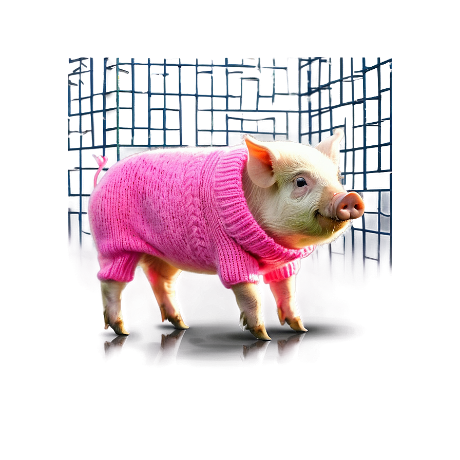 Pig In Sweater Png Uwx PNG image