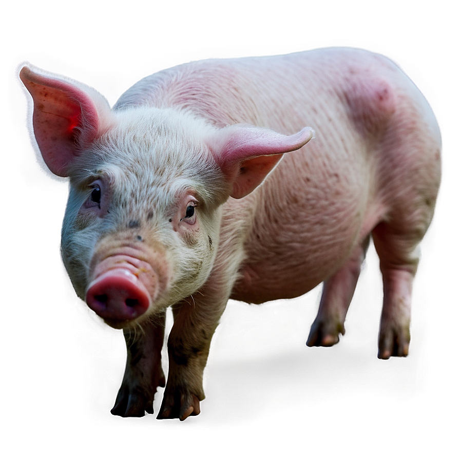 Pig On Farm Png Snb PNG image