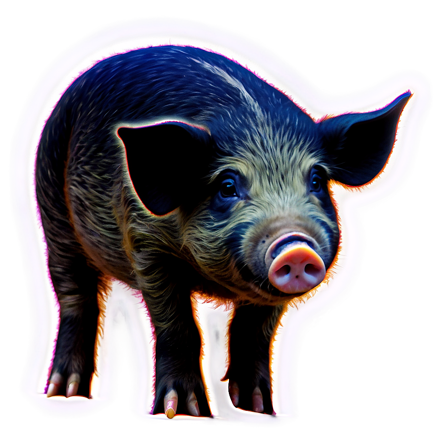 Pig Silhouette Png 05212024 PNG image