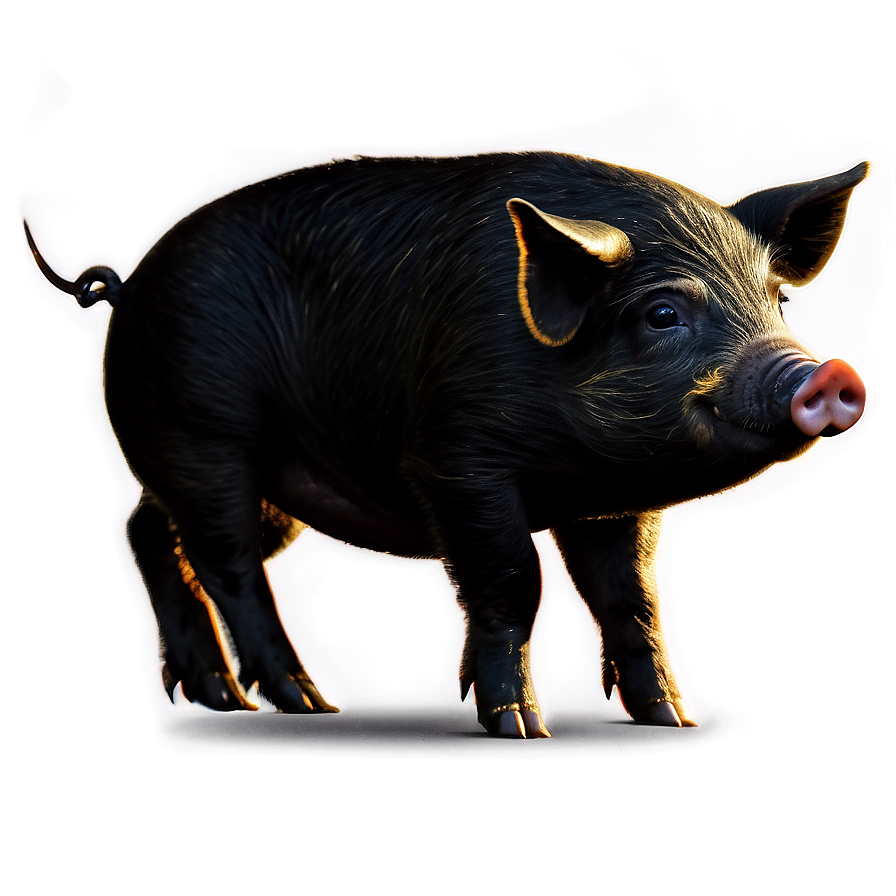 Pig Silhouette Png Khj55 PNG image