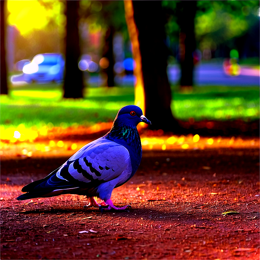 Pigeon At Park Png Omt22 PNG image