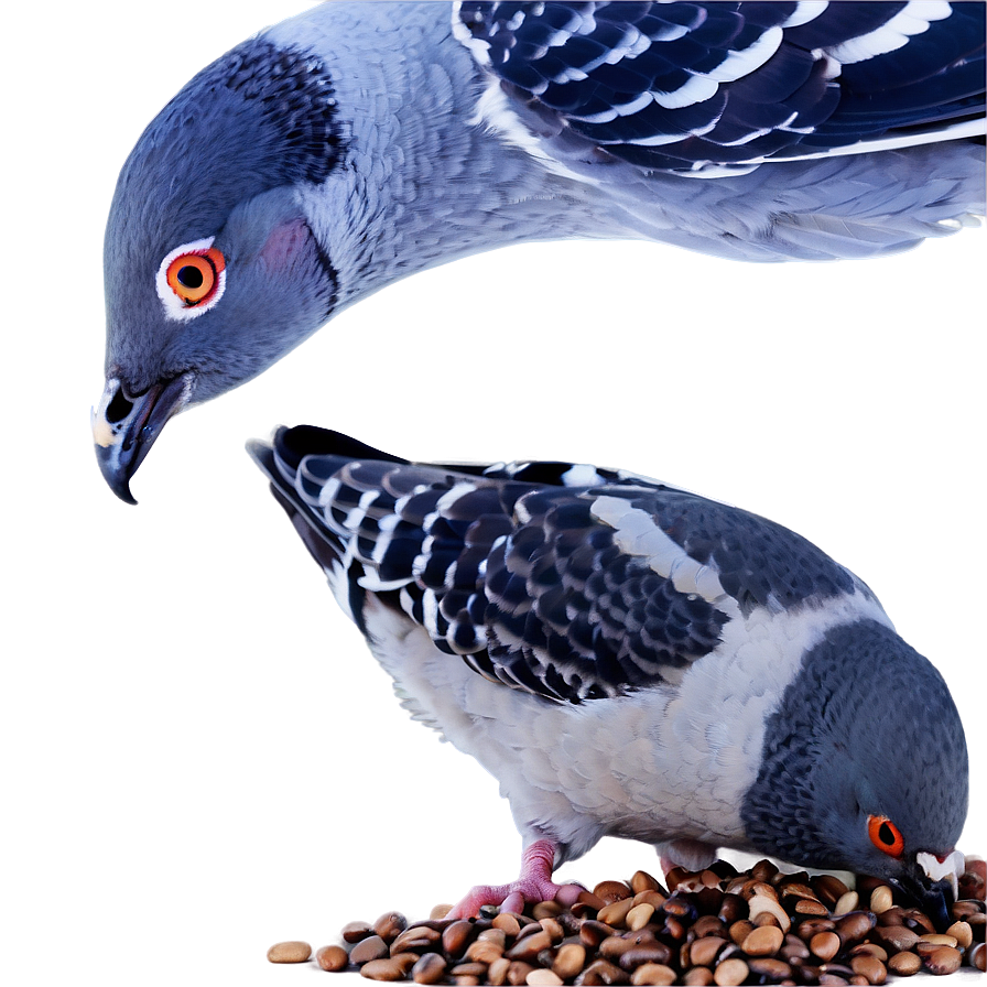 Pigeon Eating Seeds Png Upk61 PNG image