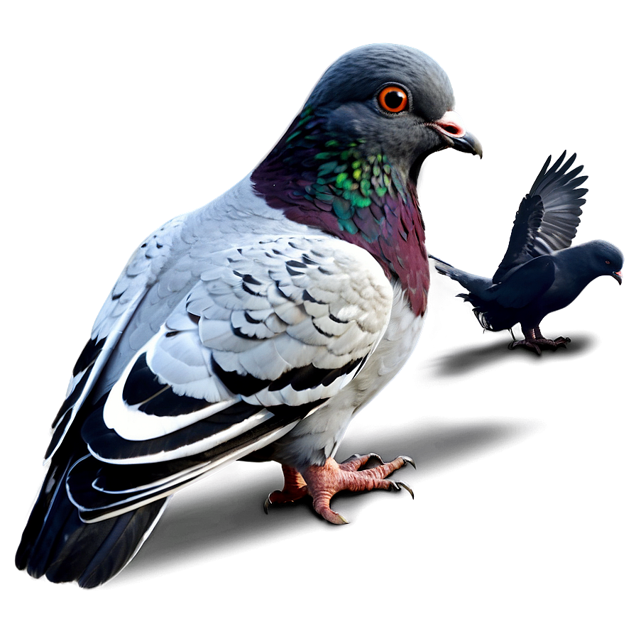 Pigeon Flock Png Vsh34 PNG image