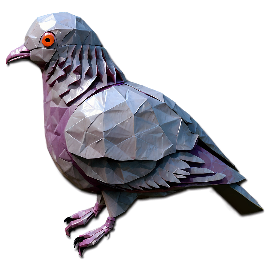 Pigeon Origami Png 05242024 PNG image