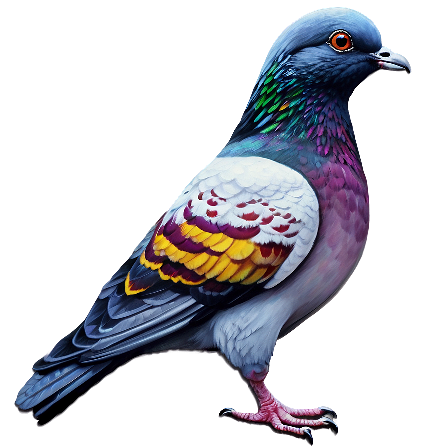 Pigeon Street Art Png 05242024 PNG image