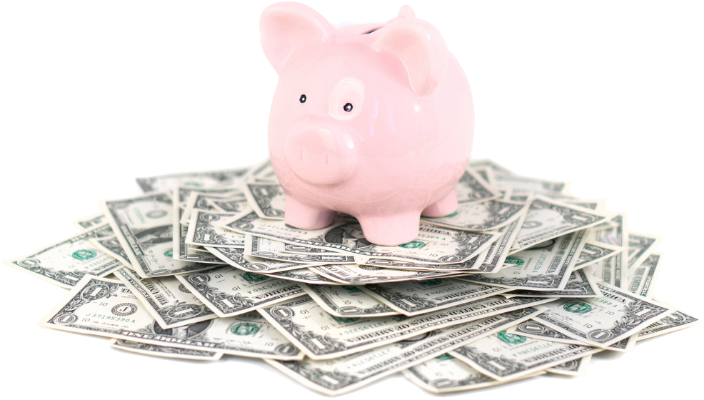 Piggy Bank Savings U S D PNG image