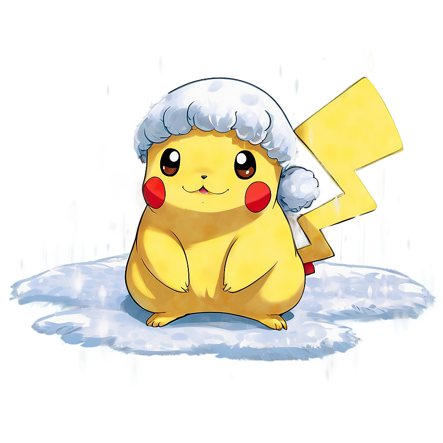 Pikachu In Snow Png 11 PNG image