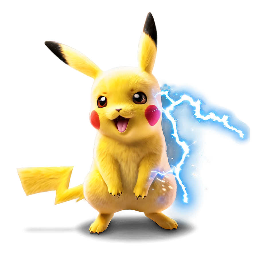 Pikachu Thunderstruck Look Png 06132024 PNG image