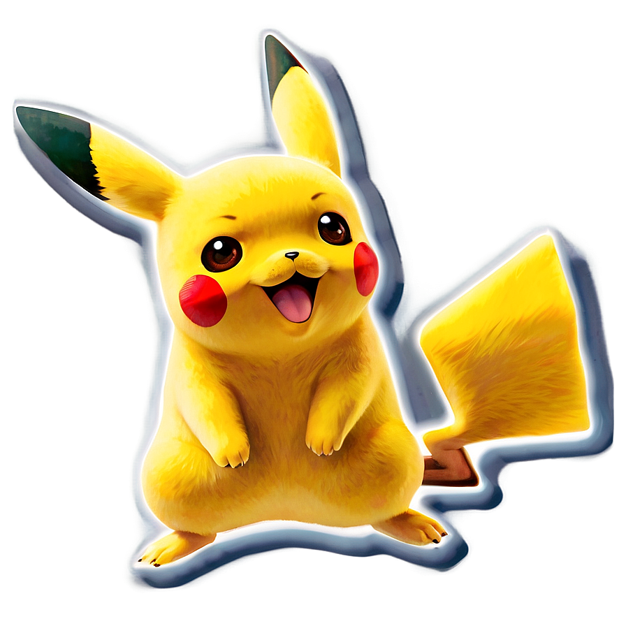 Pikachu Transparent Sticker Png Vru4 PNG image