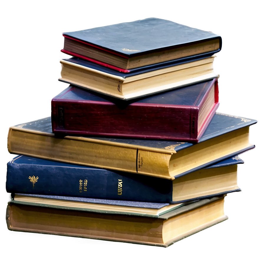 Pile Of Diy Books Png 06212024 PNG image