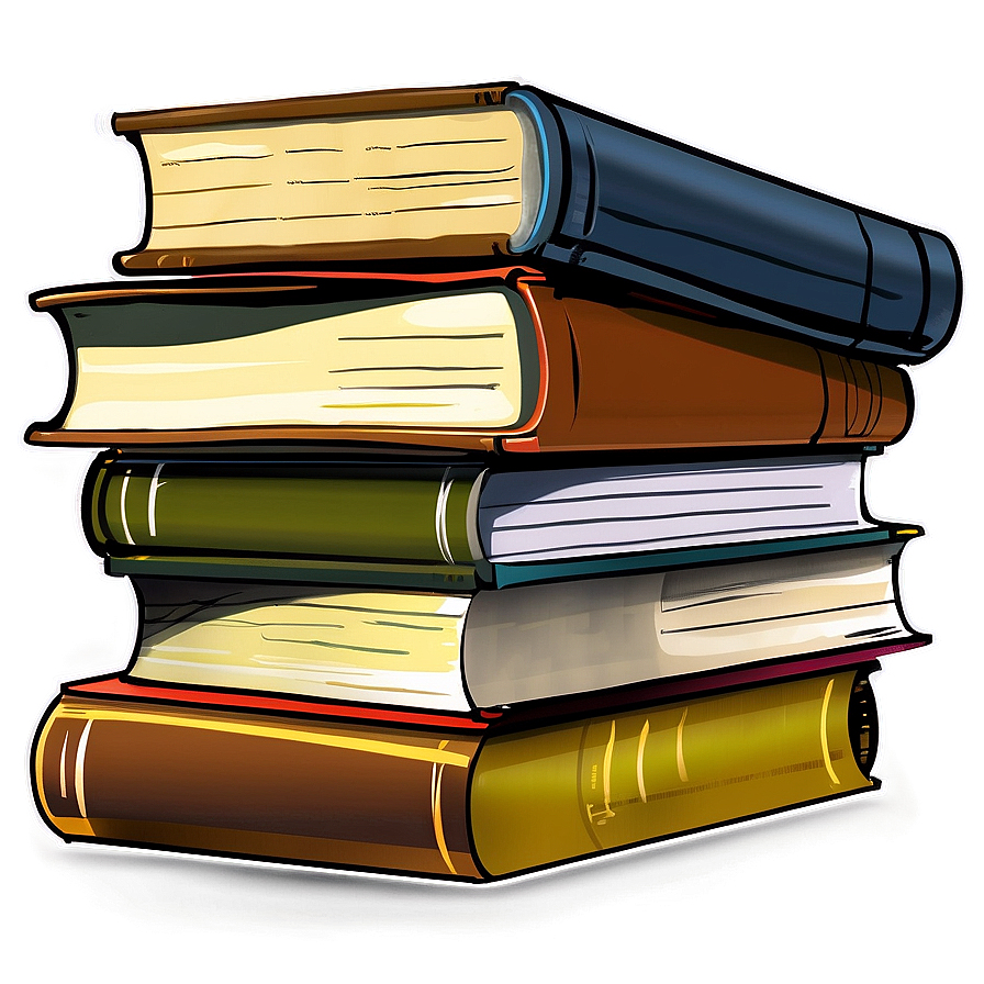 Pile Of Reference Books Png Uyj88 PNG image