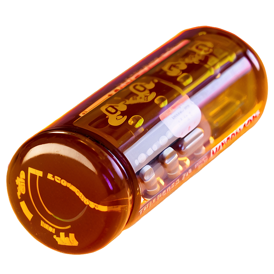 Pill Bottle Transparent Background Png 05252024 PNG image