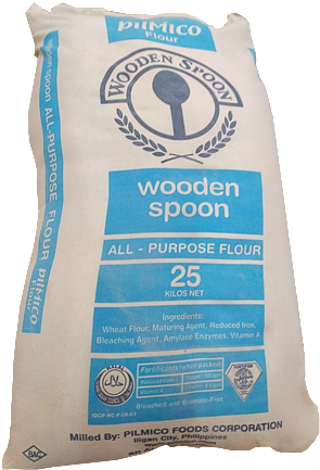 Pilmico Wooden Spoon All Purpose Flour Bag25kg PNG image