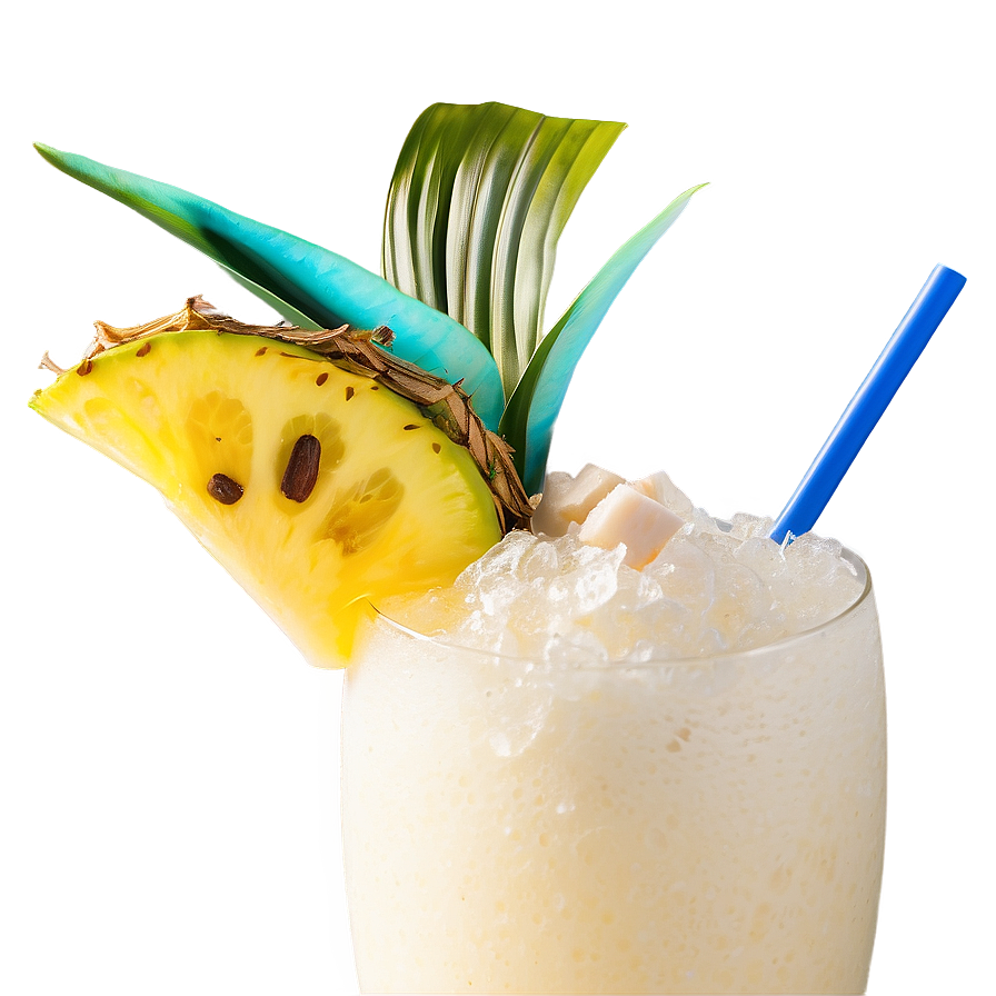 Pina Colada Cocktail Art Png Wad4 PNG image