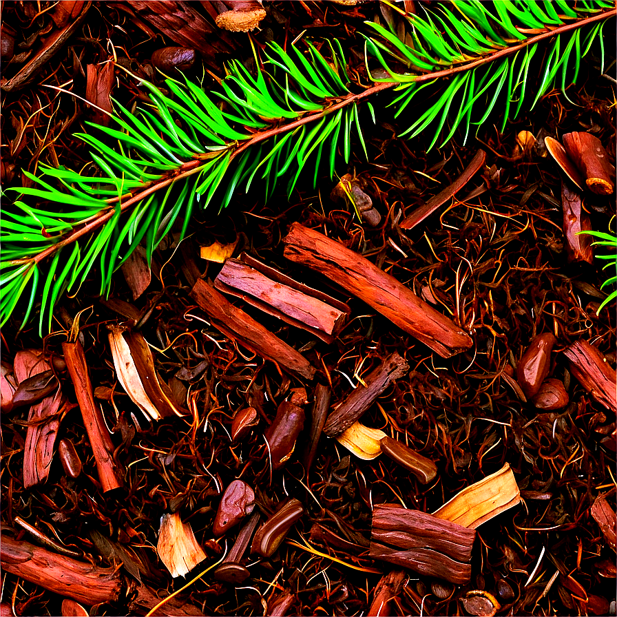 Pine Bark Mulch Texture Png Qjt86 PNG image