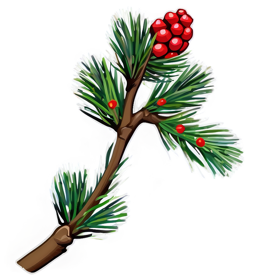 Pine Branch With Cones Png Rix85 PNG image