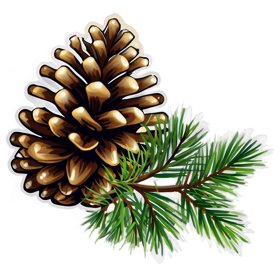 Pine Cone Design Png Jrc PNG image