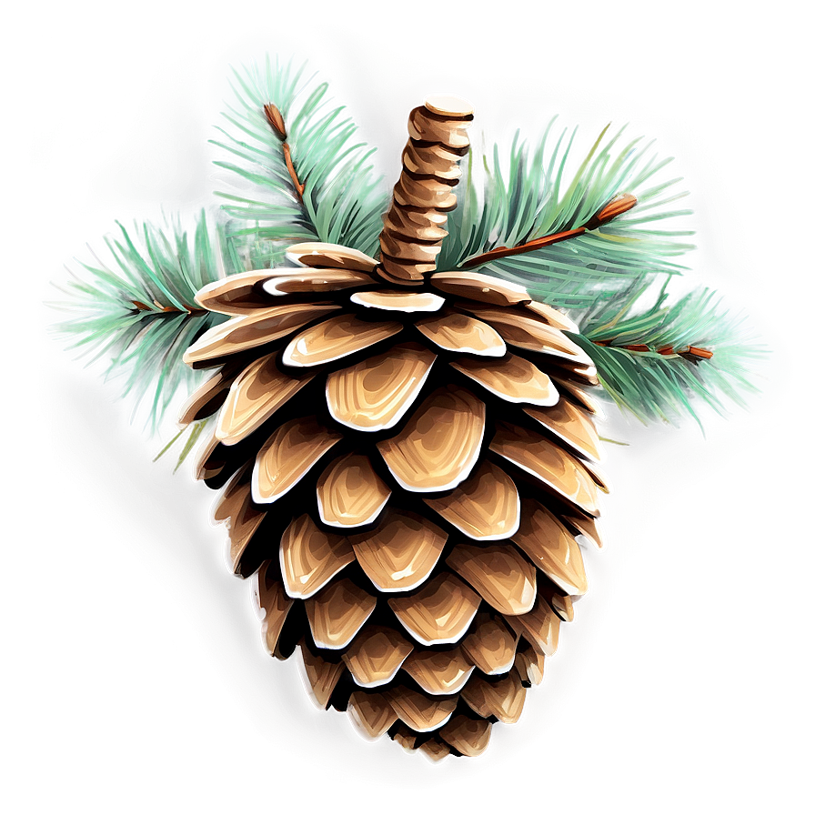 Pine Cone Print Png Rhd62 PNG image