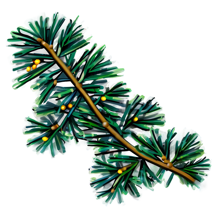 Pine Tree Branch Png 9 PNG image