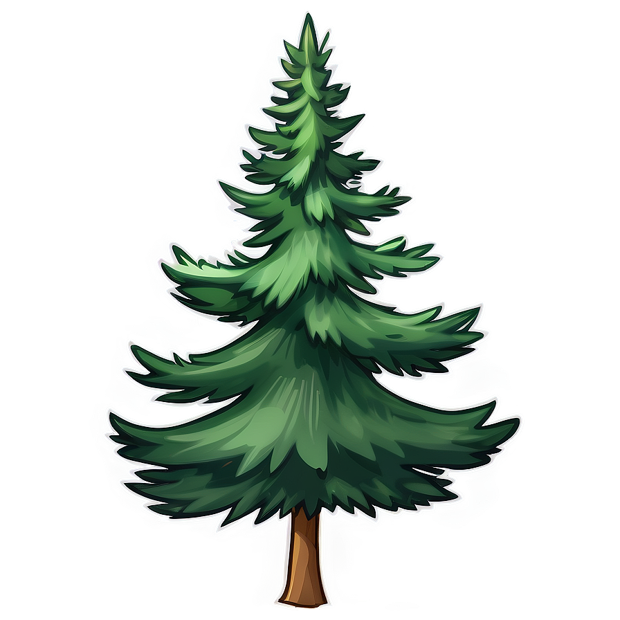 Pine Tree Elevation Illustration Png Ubl PNG image