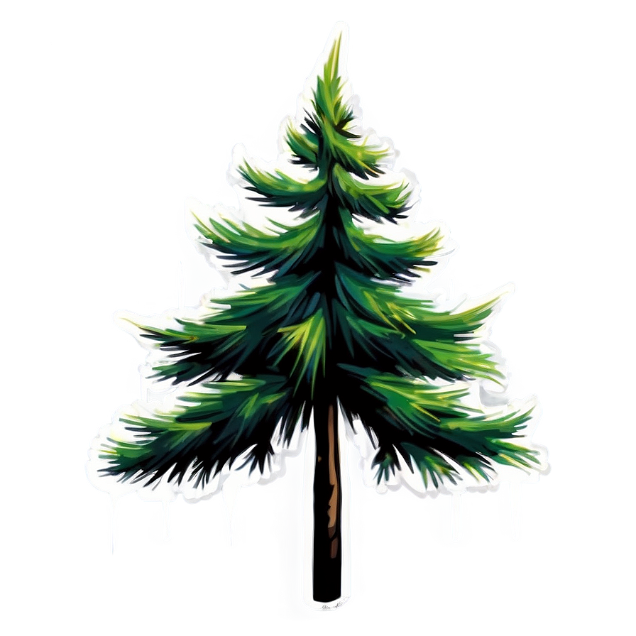 Pine Tree Vector Icon Png 7 PNG image