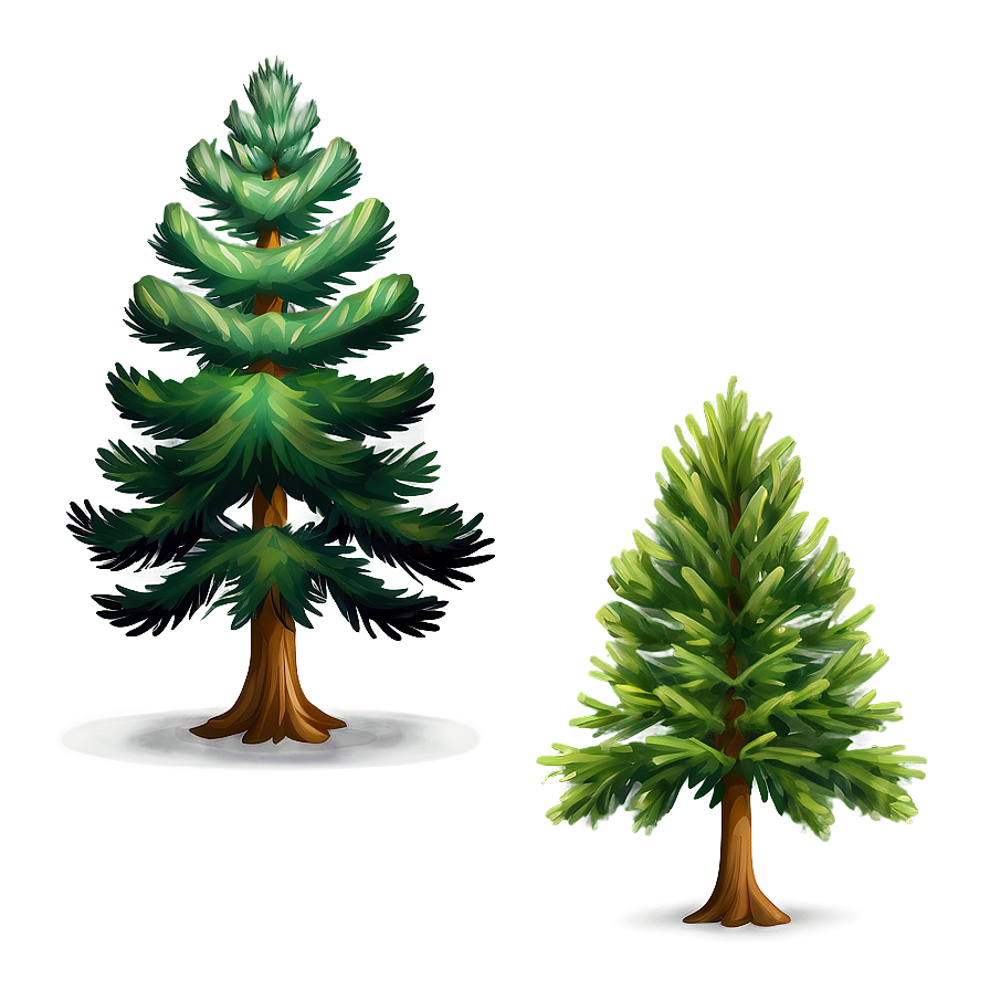 Pine Trees Clipart Png 05252024 PNG image