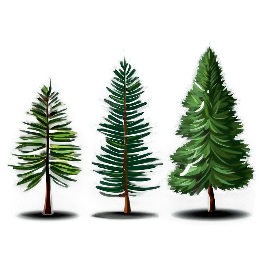 Pine Trees Vector Png 05252024 PNG image