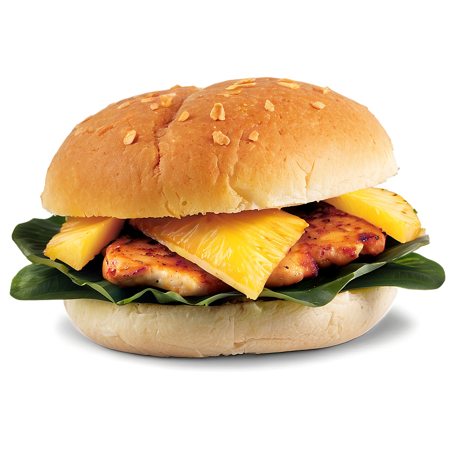 Pineapple Chicken Sandwich Png 06132024 PNG image