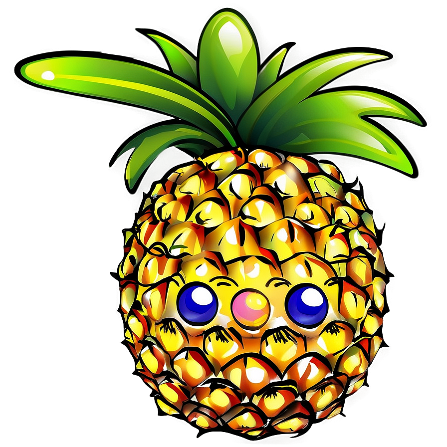 Pineapple Design Png 05032024 PNG image