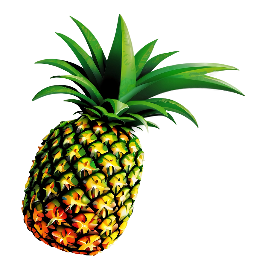 Pineapple Illustration Png 05032024 PNG image