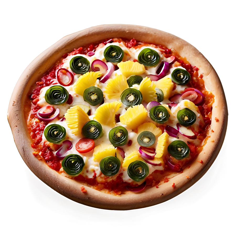 Pineapple Pizza Gastronomic Journey Png 06282024 PNG image