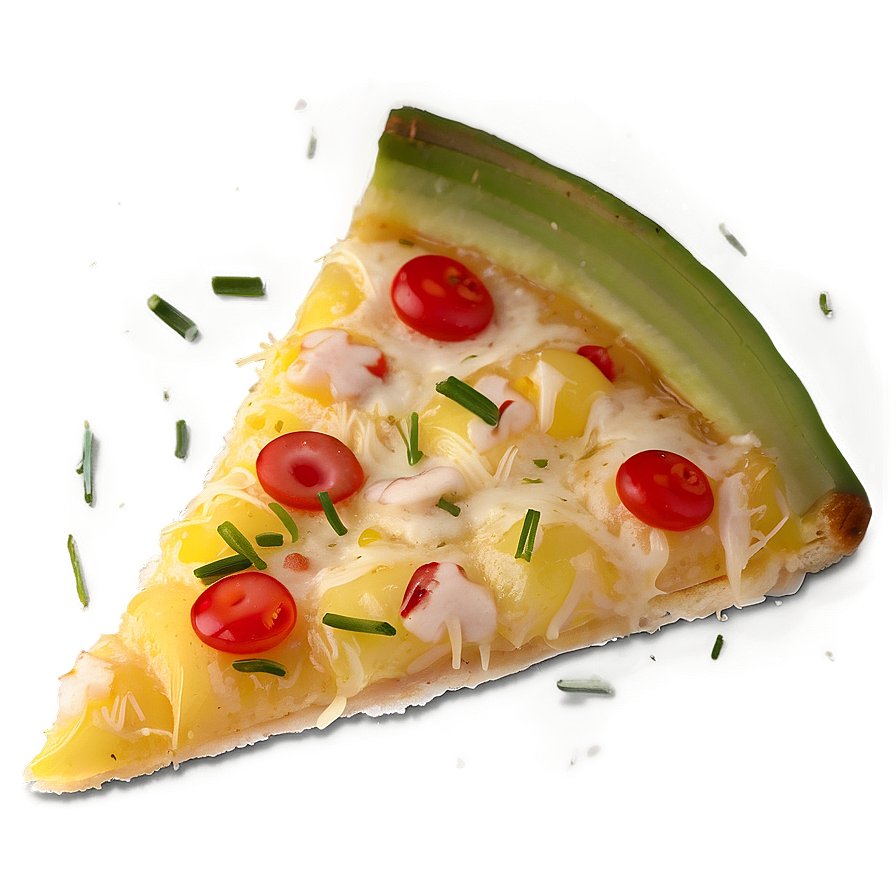 Pineapple Pizza Savory Slice Png Kaf33 PNG image