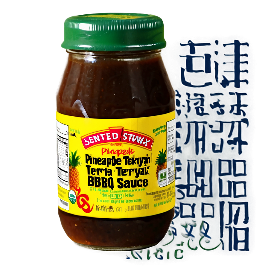 Pineapple Teriyaki Bbq Sauce Png 20 PNG image