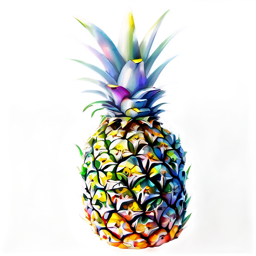 Pineapple Watercolor Png Wkb9 PNG image