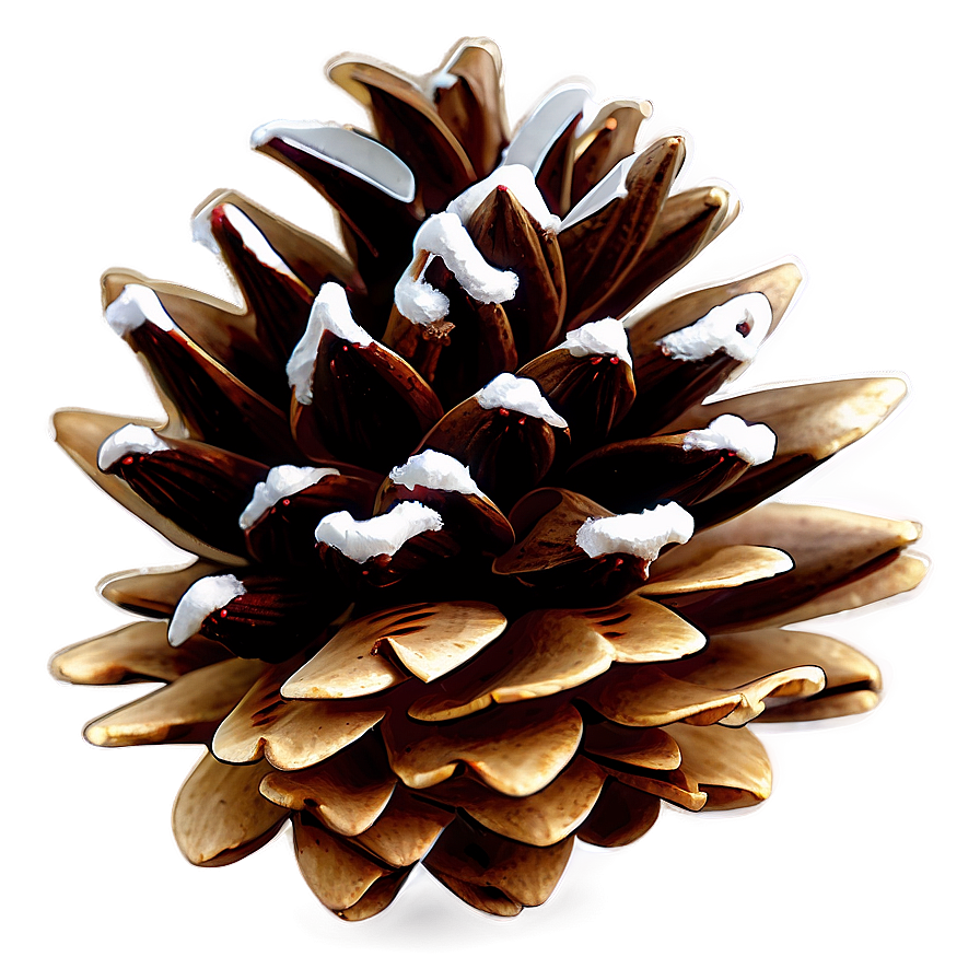 Pinecone In Festive Setting Png 06132024 PNG image