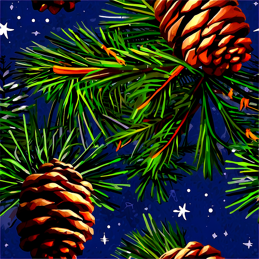 Pinecone Under The Stars Png Ykk PNG image