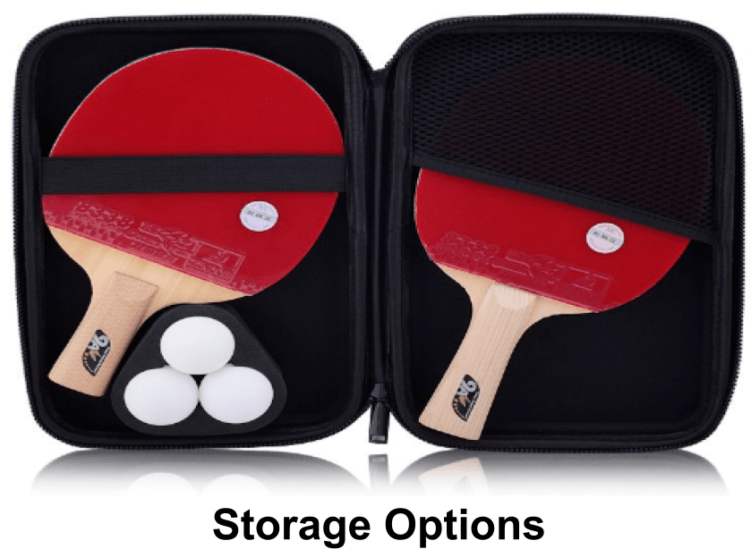 Ping Pong Paddleand Balls Storage Case PNG image