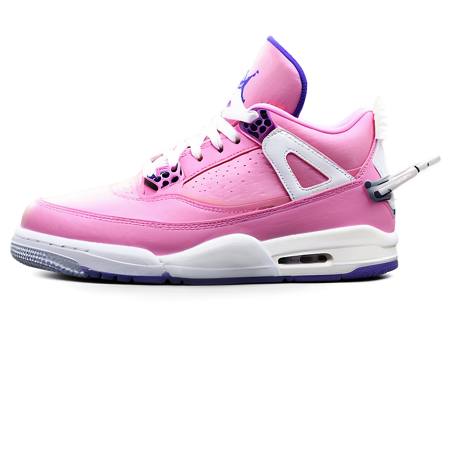 Pink Air Jordan Sneakers Png 06122024 PNG image