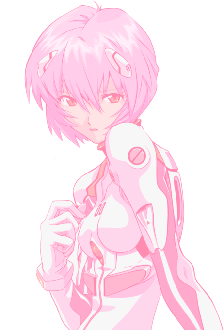 Pink Anime Character Transparent Background PNG image