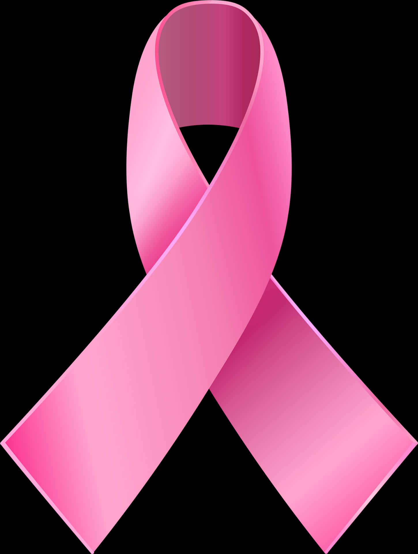 Pink Awareness Ribbon PNG image