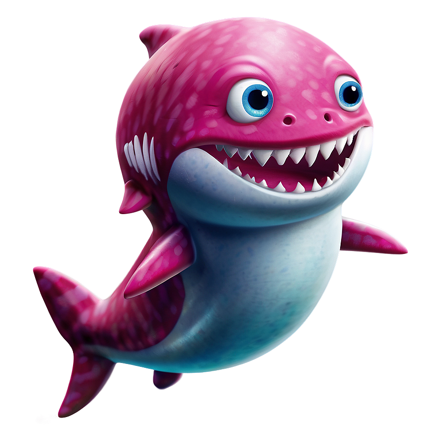 Pink Baby Shark For Mobile App Png Jpc PNG image